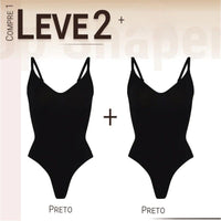 Body Modelador - Shaper Slim - Compre 1 Leve 2 ( Tanga / Fio )