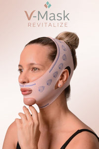 V-Mask -Máscara de Contorno Facial - Suaviza Rugas, Papada e Modela o Rosto