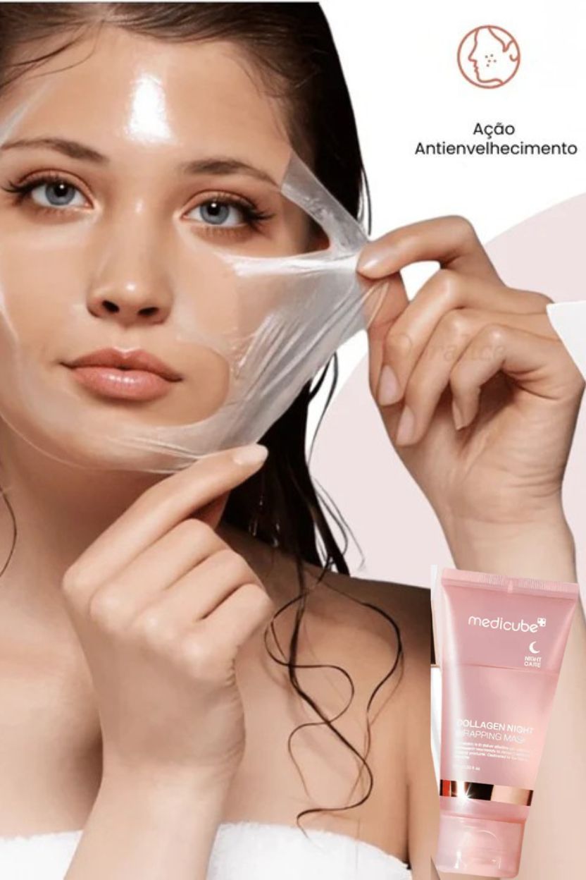 MEDICUBE COLLAGEN SLEEP MASK Máscara Facial Noturna com Ação Envolvente