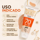Protetor sola facial FPF 70+ Efeito Base